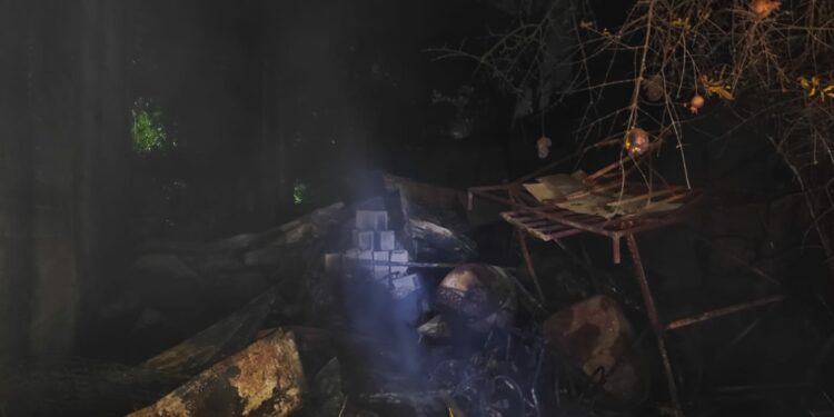 Muere al incendiarse su vivienda