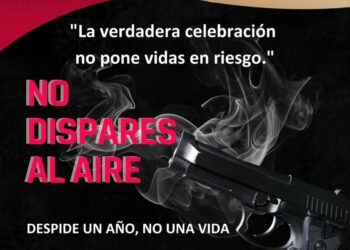 Llama Seguridad Pública a no realizar disparos este 31 de diciembre