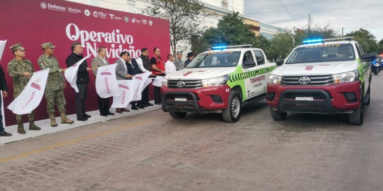 “Blindan” 350 policías las fiestas decembrinas en Victoria