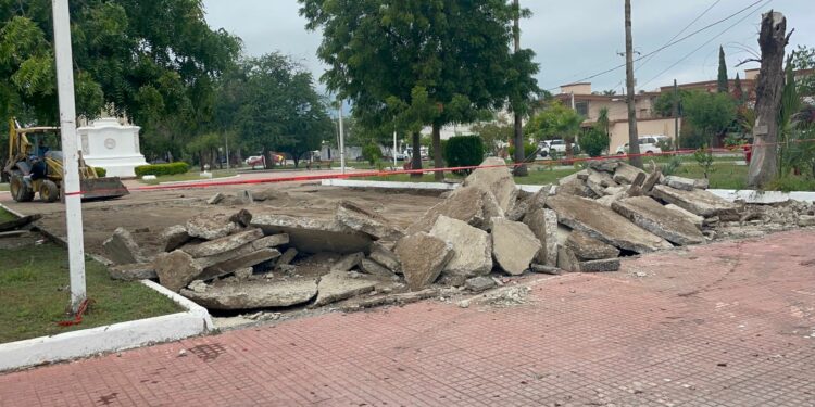 Da Gobierno Estatal remozada a la Plaza de los Héroes de la Independencia en Cd. Victoria