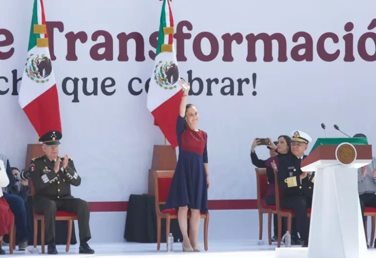 ‘Nunca voy a traicionar’, grita Sheinbaum ante 600 mil simpatizantes en el Zócalo