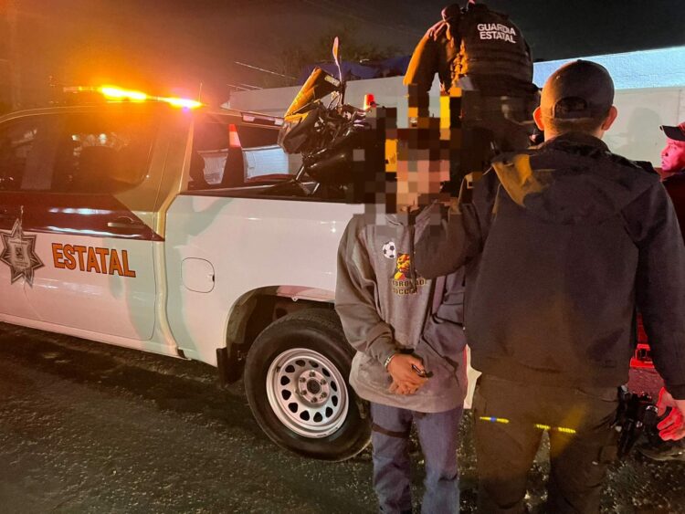 Recupera Tránsito Estatal motocicleta robada en operrativo