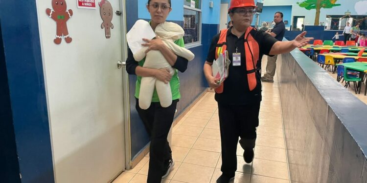 Realiza PC simulacro en guardería