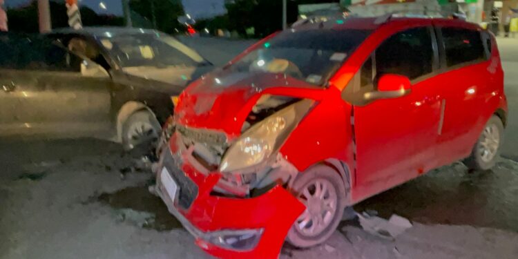 Cuatro heridos en accidente