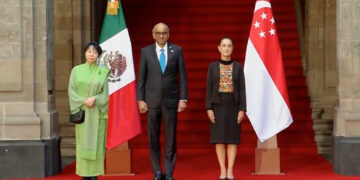 México formaliza embajada de Singapur en Palacio Nacional