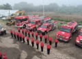 Tabasco rinde homenaje a bomberos fallecidos en incendio de Matamoros