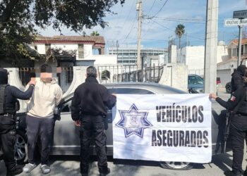 Guardia Estatal detiene a hombre con presunta droga tras persecución en Reynosa