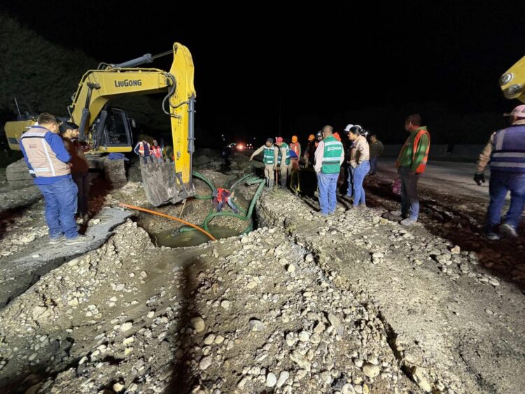 COMAPA confirma ruptura de acueducto y suspensión del servicio en sectores de Victoria por reparación