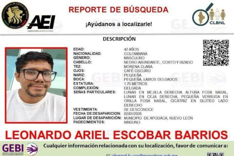 Desaparece catedrático y escritor colombiano en Monterrey, Nuevo León