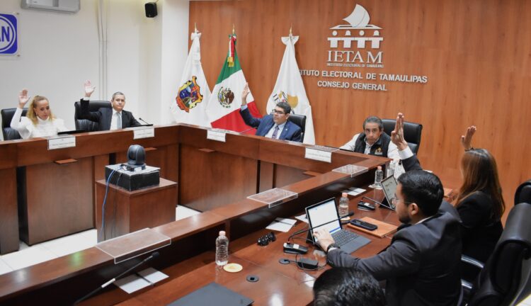 Aprueba el IETAM distribución de 231.5 millones de financiamiento público a partidos políticos para 2026