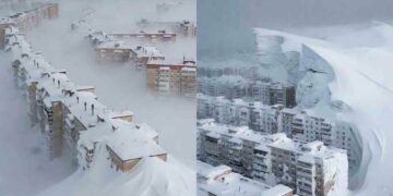 Nevadas de hasta 2 metros de altura en la Península de Kamchatka, Rusia, paralizan la región