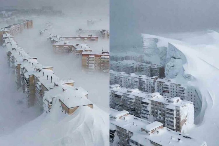 Nevadas de hasta 2 metros de altura en la Península de Kamchatka, Rusia, paralizan la región
