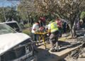 Seis heridos tras brutal carambola en Eje Vial Lázaro Cárdenas