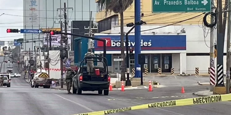 Cámara ilegal provoca operativo militar y cierre vial en Reynosa