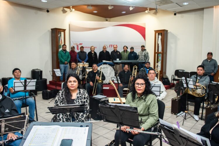 Gobierno de Tamaulipas fortalece a la Banda de Música del Estado con nuevos instrumentos