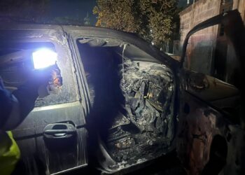 Se incendia vehículo en la Colonia Américo Villarreal