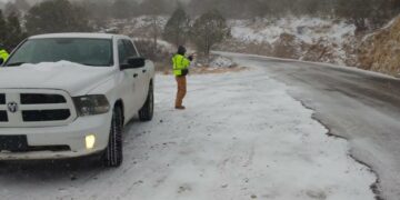 Alertan en Chihuahua por tercera tormenta invernal; prevén apagones y cierres de carreteras