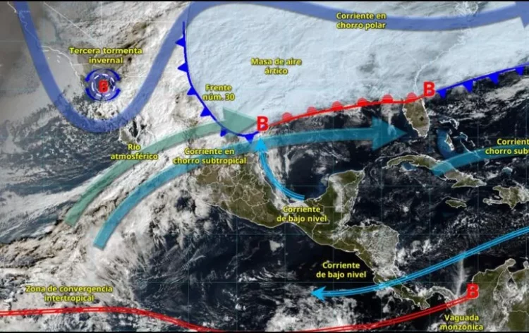 Alerta SMN: Frente frío número 30 trae nieve y lluvias hoy