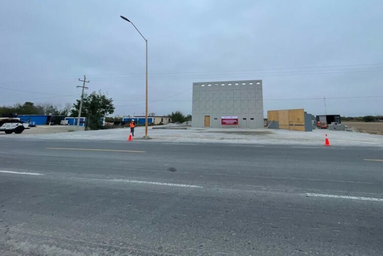 Supervisan obras de construcción de las 15 Estaciones Seguras en la frontera de Tamaulipas