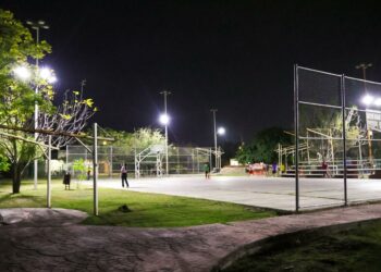 Ilumina SEBIEN los Parques de Bienestar que operan en 27 municipios tamaulipecos