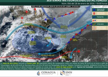 Continuarán temperaturas bajas en sierra de Tamaulipas y prevén ligeras lluvias; asoma frente frío 32