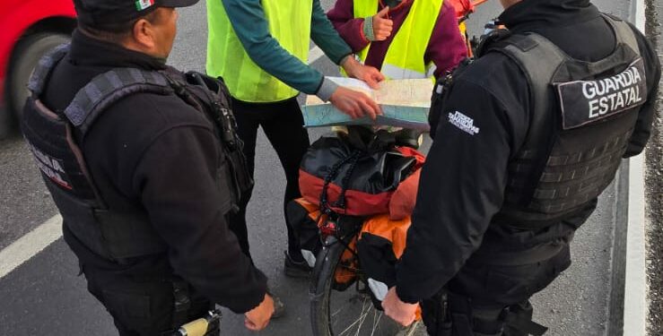 De Holanda para Tamaulipas: Ciclistas europeos recorren las carreteras del estado