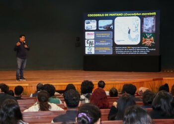 Investigadores de la UAT analizan interacción humano-cocodrilo en el sur de Tamaulipas