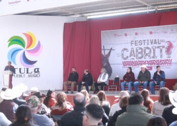 Inaugura Américo Villarreal el Festival del Cabrito en el Pueblo Mágico de Tula, Tamaulipas