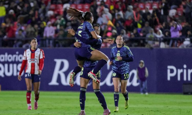 América Femenil vence al Atlético San Luis y es líder