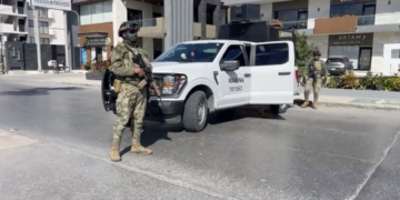Fuerzas federales aseguran departamento durante operativo en Matamoros
