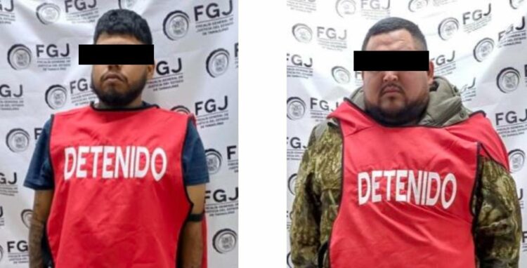 Caen dos presuntos extorsionadores en Reynosa: exigían cuota semanal a chofer de plataforma