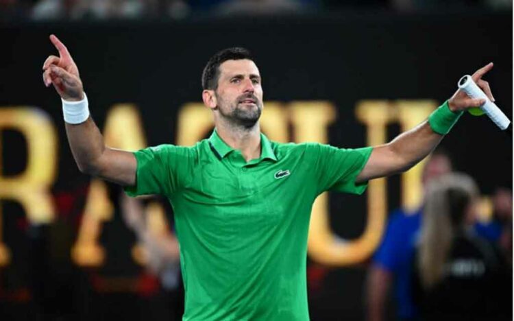 Djokovic hace historia: 400 victorias en Grand Slam