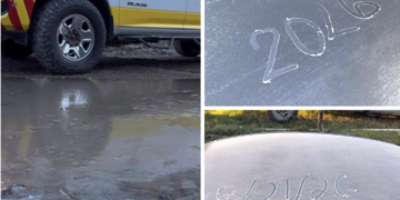 Sierra de Santiago amanece bajo cero por frente frío 29; reportan hasta -8°C