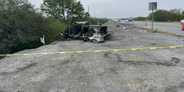 Choque en la carretera Victoria-Tampico deja tres muertos y dos heridos