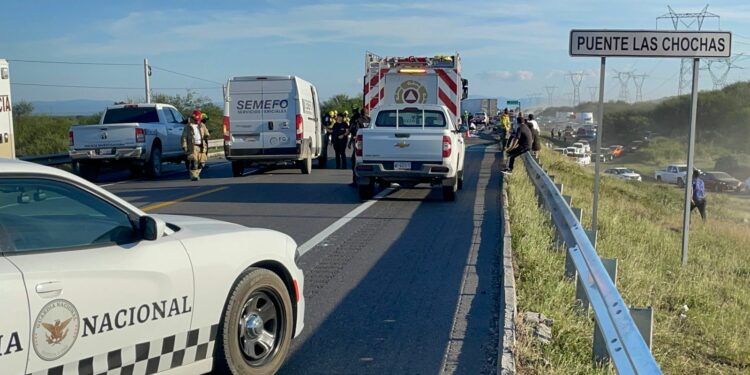 Cinco muertos más en carretera Victoria-Tampico; chocan tráiler y automóvil en tramo Zaragoza