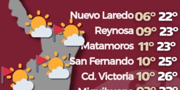 Prevén mañana fría y tarde confortable en Tamaulipas; alertan por neblina y lluvias