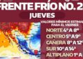 Frente frío 28 en Tamaulipas: viernes iniciará con temperaturas mínimas de un dígito