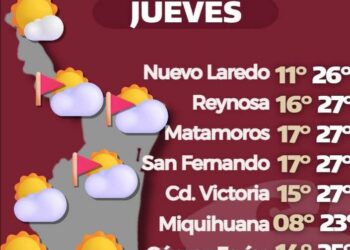 Calor antes del frío: Tamaulipas registrará alza en temperaturas previo al Frente 30