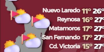 Calor antes del frío: Tamaulipas registrará alza en temperaturas previo al Frente 30