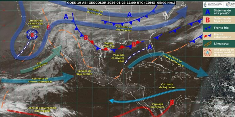 Masa ártica congelará a Tamaulipas tras el paso de tormenta invernal