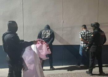 Operativo de seguridad en Matamoros: Dos detenidos con arma 9 milímetros