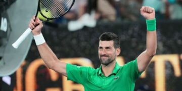 Djokovic iguala récord de Federer en el Australian Open 2026