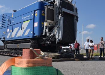 SEDUMA pone en marcha trituración itinerante de llantas en Tamaulipas
