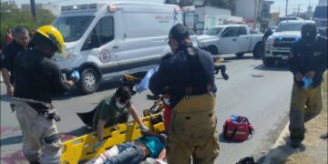 Otro motociclista arrollado por auto en el bulevar Fidel Velázquez de Cd. Victoria