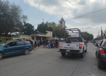 Atiende Guardia Estatal reporte de riña estudiantil en zona de Secundaria 7 de C. Victoria