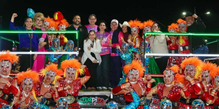 Vibra la petrolera Cd Madero con primer desfile de Carnaval Tamaulipas 2026