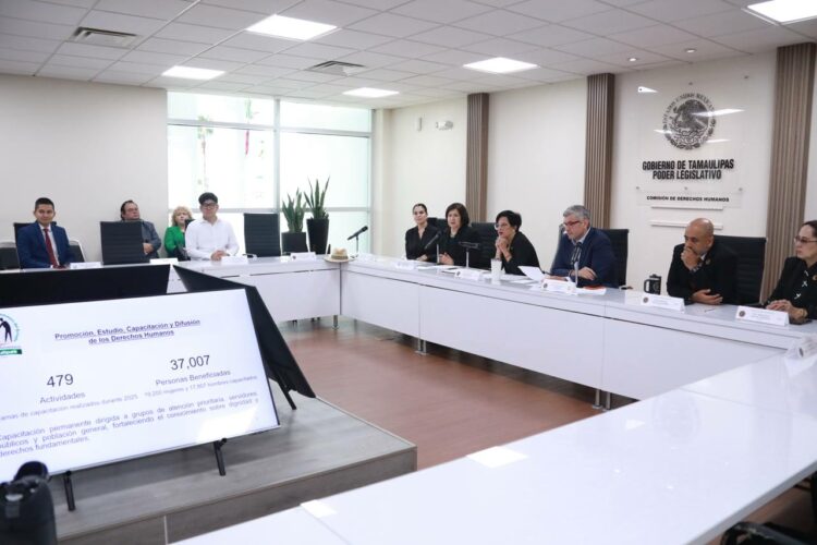 Abre Derechos Humanos 800 expedientes de quejas y emite 30 recomendaciones en Tamaulipas en 2025