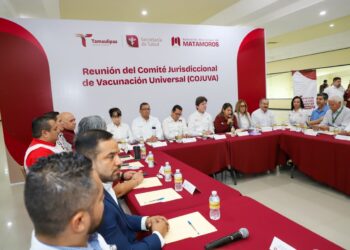Coadyuvan empresarios de Matamoros con la campaña de vacunación contra el Sarampión