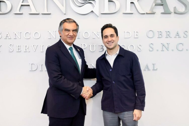 Gestiona Américo Villarreal recursos con Banobras para proyectos de infraestructura en Tamaulipas