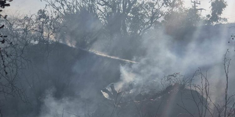 Continúa racha de incendios en zacatales